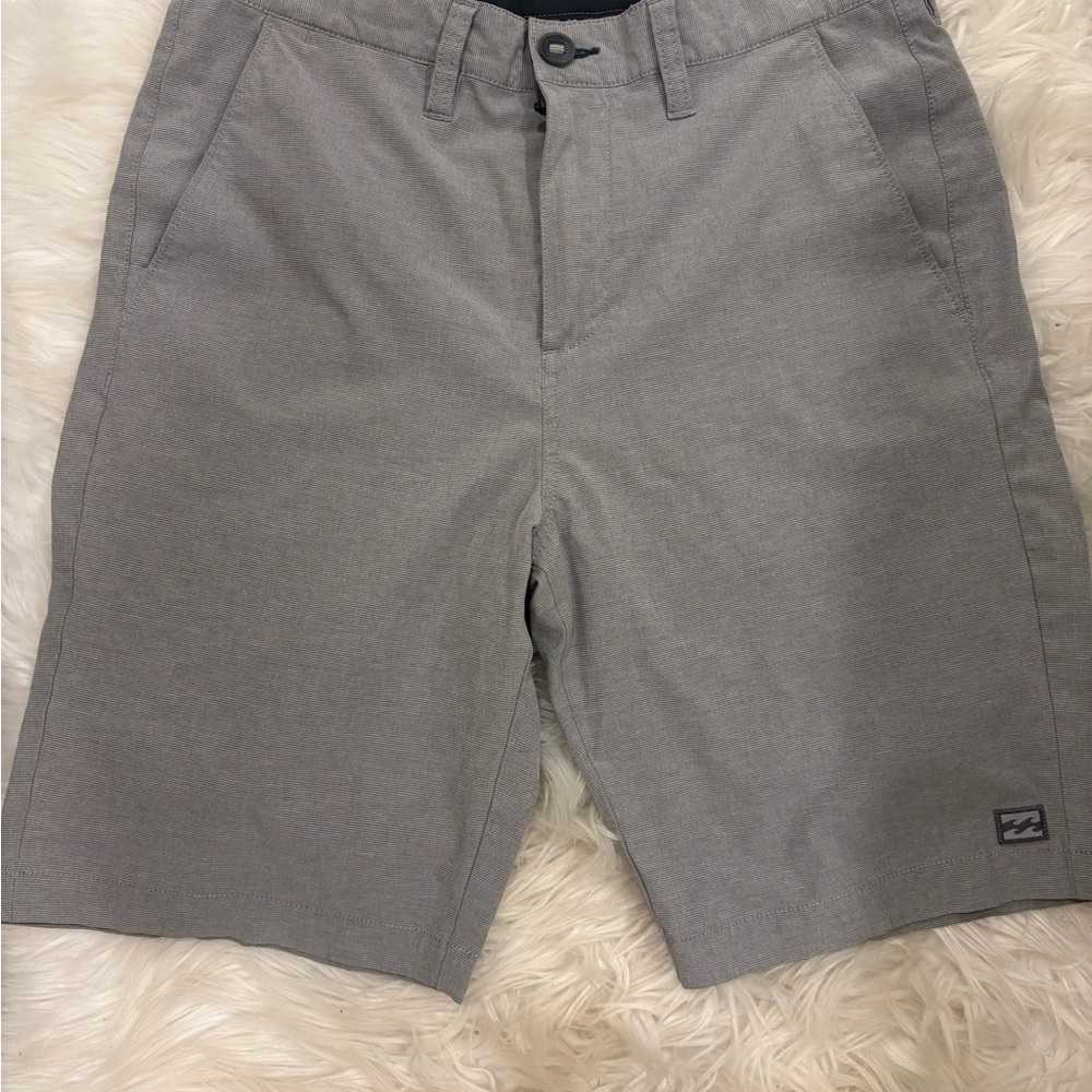 Billabong Men's Light Gray Flat Front Shorts